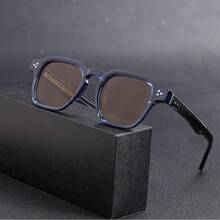 Summer Style Design Sunglasses CP+PC Frame Square Shape Casual Fashionable Simple Eyeglasses For Men's Women Vacation, Beach, Photo Accessories, Party, Birthday Gifts Eyewear - K40270 - View 7