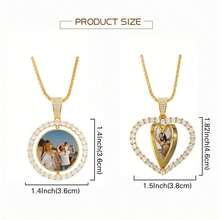 Personalized Picture Necklace, Hip-Hop Picture Chain, Personalized Gifts For Fathers, Men, And Women, Customized Photo Pendant Necklace - Multicolor - View 8