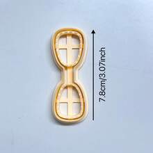 皮革纹理钥匙扣切割器/聚合物粘土切割器/耳环制作粘土工具钥匙扣缝纫钥匙扣切割器 - 黃色 - 查看 14