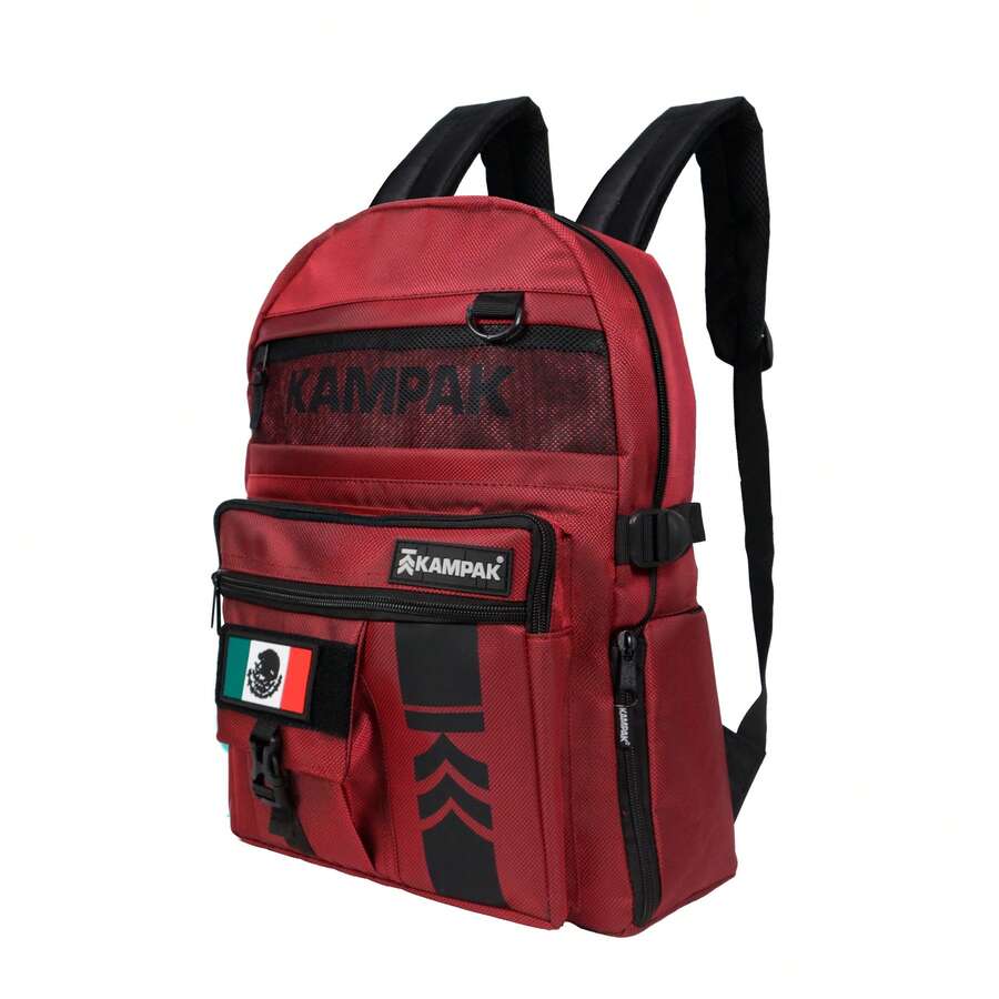 Mochila Tactica KAMPAK MS103 Deportiva Ligera Multiusos con Variedad de Colores - Rojo - Ver 1