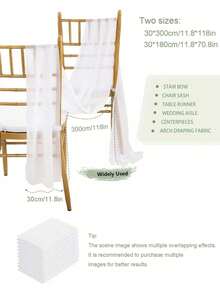Cortinas de fondo transparente blancas para boda, telón de fondo de fotografía de poliéster blanco, tela de cortina para arco de boda, para decoración de escenario de ceremonia de boda, fiesta nupcial, propuesta, compromiso, fiesta de cumpleaños, cortina, escenario, carpa, decoración de mesa y silla de boda, decoración del hogar, decoraciones de fiesta de festival, Día de San Valentín - Multicolor - Ver 10