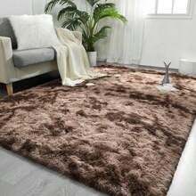 Alfombra Decorativa 150 X 200 Cm Sala De Estar Y Dormitorio tapete decorativo 150 X 200 cm para sala de estar y dormitorio diseño contemporaneo fibra resistente facil limpieza antigolpes textura agradable aislante acustico y termico ideal para complementar muebles sofás camas y espacios familiares - Café integral - Ver 9