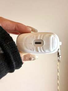 钥匙扣挂绳木乃伊风格耳机保护套，兼容 、Pro、Pro 2 和第四代 - 白色 - 查看 3