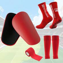 1 Set Racing Gear Set (Adhesive Socks + Leg Sleeves + Insoles + Bandages), High-Quality Knitted, Effectively Wraps The Legs - Multicolor - View 12