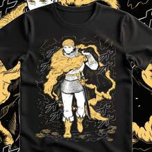Laios Touden Dungeon Meshi T-Shirt Anime Vintage Special Unisex T-Shir - 黑色 - 查看 1