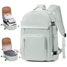 Foldable Portable Laptop Backpack, School Backpack Suitable For Air Travel, Unisex For Women And Men, Compressible Travel Backpack For Clothes, 14-Inch Laptop Business Backpack - Mint Green - View 10