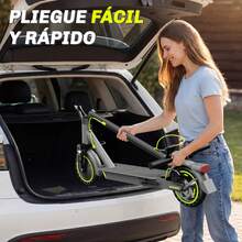 SEEMAR S6 MAX Scooter Electrico Plegable 25KM/H-500W-25KM-7.8AH-(MAX)Velocidad-Potencia-Autonomía-Capacidad de la Batería, Patin Eléctrico con Sistema Bluetooth App, Modo Crucero SEEMAR - Verde - Ver 4