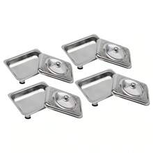 Recomendado Faridabio Bandeja de Acero Inoxidable con Función de Calentamiento| Adecuado para buffets de fiestas, duradero y elegante, acero inoxidable 304, borde de metal pulido ¡Top de Temporada - 4 artículos - Ver 9