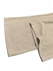 Men's Corduroy Casual Pants - Elastic Drawstring Waist, Breathable & Comfortable - Khaki - View 6