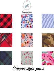Unique Style Paws Dog Bandanas 1PC Washable Cotton Triangle Dog Scarfs For Small Medium Large Dogs And Cats - ColorD - 查看 5