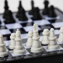 1set This Chess Set Withstands Frequent Use And Accidental Drops Without Breaking Or Warping. It's A Great Way To Unwind, Keep The Mind Sharp, And Bond With Friends Or Family - Multicolor - View 3