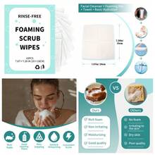 10 Pack Fragrance-Free Face And Body Cleansing Wipes For Adults | No-Rinse Moisturizing Formula For Makeup Removal, Sensitive Skin, Elderly Care, Travel, Camping | 8x7 Inch Large Size, 30 Wipes Per Pack - 1 - 查看 5