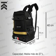 Mochila Tactica Kampak Ms102 Deportiva Ligera Multiusos con Variedad de Colores - Dorado - Ver 9