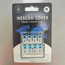 Protetor de Tela de Privacidade para Laptop e Smartphone, Capa Deslizante Ultrafina para Câmera, Adequado para Computadores, Tablets, Telefones, Escudo de Segurança em ABS, NQDZ - Multicolorido - Visão 14