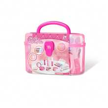 10/14件套儿童过家家化妆套装，女孩梳妆台玩具，公主套装，化妆玩具，生日礼物，节日礼物，惊喜礼物 - 彩色 - 查看 5
