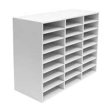 Briefsortierer, Organizer für Arbeitsplatten, Schülerbriefkasten für Klassenzimmer, Schreibtisch-Rechnungsablage für Büro, Zuhause, Schule, Schreibtisch-Aktenhalter, Briefsortierer - Weiss - Übersicht 7