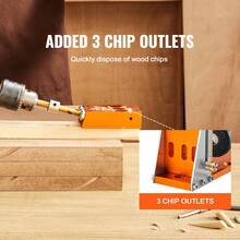30 Pcs Pocket Hole Jig Kit, Adjustable & Easy To Use Pocket Hole Jig System With Step Drills, Drill Stop Rings, Wrenches, And Square Drive Bits, Dual Scale Marks For DIY Carpentry Projects - Orange - View 6