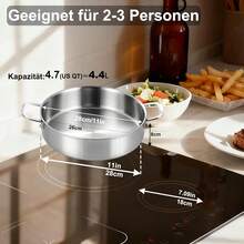 Pfannen - 28 cm / 4,3 l – zwei Griffe - Übersicht 2