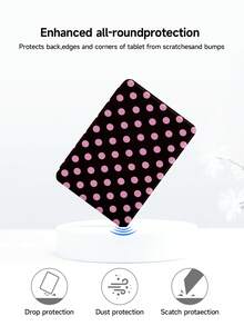 1 chiếc ốp bảo vệ màu cà phê đậm, thiết kế chấm bi hồng, phù hợp cho Kindle thế hệ thứ 10, Kindle thế hệ thứ 11, Kindle Paperwhite 5, máy đọc sách điện tử có chức năng tự động bật/tắt màn hình, nhẹ và tiện lợi, vừa khít để bảo vệ thiết bị đọc sách của bạn, món quà lãng mạn. - Nhiều màu - Xem 6