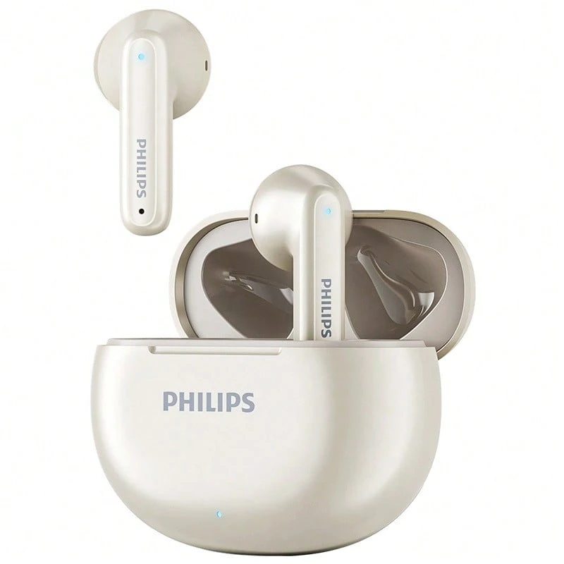 PHILIPS 飞利浦蓝牙耳机 TAT1199，具备降噪、低延迟功能，适用于音乐、跑步、游戏、办公、环绕立体声等多种场景，电池续航时间长，入耳式设计，提供黑色、白色、蓝色三种颜色可选，原装飞利浦耳机。 - 飛利浦TAT1199耳機 - 查看 1