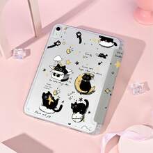 1个带笔槽的多角度磁吸支架保护套，支持自动休眠/唤醒功能，可爱平板电脑保护套，兼容Pro/Air/三星Galaxy A9/S9/S7/S10+/小米Pad/5/6/7 - 彩色 - 查看 5