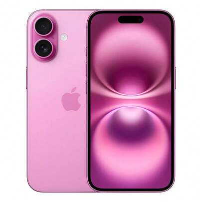  Apple iPhone 16 (128 GB) Versión Estadounidense - Rosa - Excelente (Reacondicionado)