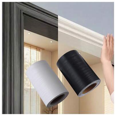 1片装木纹门框边缘修补孔自粘翻新家具孔盖木门修补