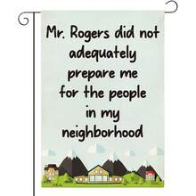 12x18 Inch Funny Garden Flag For Outside Farmhouse Home |   Polyester Material, Multipurpose Use, No Electricity Needed, English Language - A - 查看 3