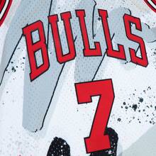 Mitchell & Ness Chicago Bulls 97-98 Toni Kukoc Hpr Hoops Swingman Jersey - trắng - Xem 4