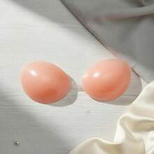Invisible Silicone Adhesive Bra, Ultra Thin, Lifts Breasts - Light Beige - Xem 4