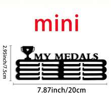 Hello Young 1 pieza Estante expositor de medallas, para exhibir medallas y cintas deportivas - Decoración de pared perfecta para el hogar, adecuado para hockey, balonmano, salto de altura y otros deportes. Viene con múltiples ganchos. - Multicolor - Ver 10