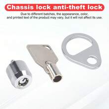 Desktop Computer Lock Computer Case Lock Anti-Theft Lock For Internet Cafe Office Management Lock - A - View 9