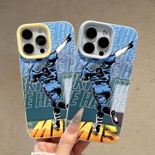 Funda para teléfono con gráficos de acción de Bryce Harper compatible con  17,  16 Pro Max,  15 Pro Max,  13 y  12. Brinda protección contra golpes y caídas. Un gran regalo para familiares y amigos fanáticos de los deportes. - Azul - Ver 3