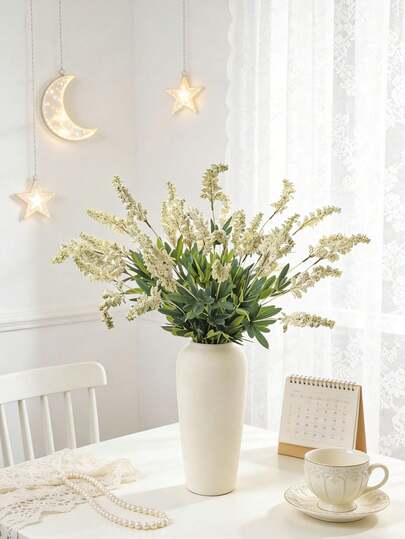 1/80 piezas Flor artificial de tallo único tipo ratón, planta falsa, decoración para el hogar, restaurante, sala de estar, jardín exterior, arte floral, accesorio de fotografía, adecuado para otoño y primavera, jarrón, pared floral, corona, ramo de novia, decoración de boda, material para corona DIY, decoración de fiesta de cumpleaños, accesorio de decoración del hogar, Día de San Valentín