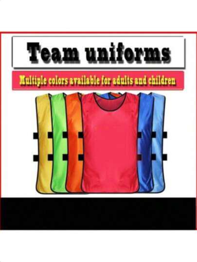 6pcs/Set Numbered Training Jerseys, High-Quality Sports Training Uniforms - For Team Scrimmage, Football, Basketball, Rugby, Baseball Training Vests - , Lightweight, Quick-Dry Training Jerseys, Suitable For Sports Teams And Club Activities, Basketball/Rugby Training Numbered Jerseys