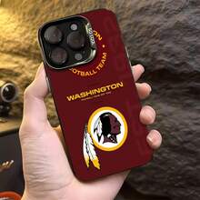 Washington Football Team Logo Phone Case, Compatible With Samsung Phone Cases,  12, 13, 14, 15 Pro,  14 Plus,  15, 16 Pro Max,  17,  17 Pro,  17 Pro Max, And  17 Air. Made Of TPU Material, Providing Anti-Slip And Drop Protection, With A Stylish Design, High Aesthetic Appeal, And Comfortable Feel. It's A Great Gift For Yourself, Family, Friends, Lovers, And For Celebrating Game Days. - 黑色 - 查看 1