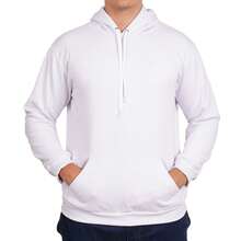 Rossi Unisex Kangaroo Hoodie Sweatshirt - 白色 - 查看 2