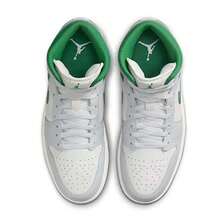 Men's Jordan 1 Mid Summit White/Pine Green (DQ8426 142) - White - View 4