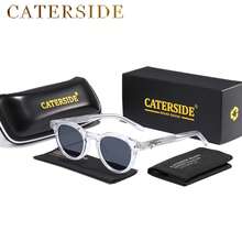 Retro Sunglasses Round PC+CP Temple Metal Core Fashion Frame Men's Eyeglasses Women Outdoor Sports Party Travel Driving Vacation Beach Casual Glasses Street Decors Photo Props , Ideal Choice For Gifts With Full Package - K40213 - 查看 4