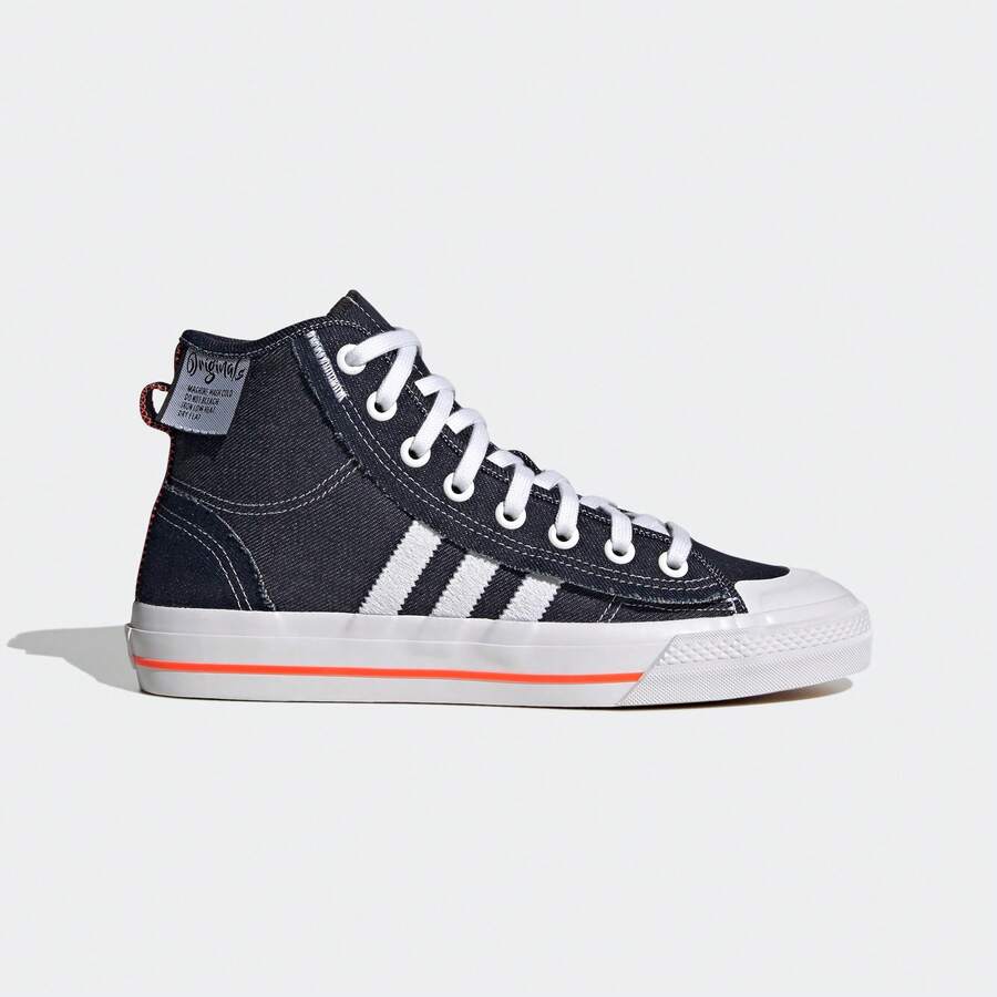 Adidas NIZZA HI RF Classic Sneakers - Royal Blue - View 1