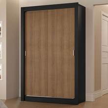 MADESA Bedroom Armoires - Black and Brown - View 1