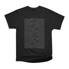 Printed-Shirt Unisex, Solid Black Casual Graphic Tee, Summer Essential Layering Top, S-3XL FURR DIVISION-SHIRT - 黑色 - 查看 1
