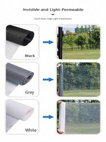 Red de mosquitos de PP nano premium, pantalla de ventana de corte fácil sin deshilachado, malla lavable de alta densidad anti-polvo para uso industrial y doméstico - Malla gris - Ver 11