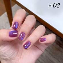 MIANEL 10ml 冬季蝴蝶玻璃珠猫眼磁性凝胶指甲油 2026 冬季新款白色和红色猫眼凝胶指甲油 情人节礼物 送给女孩 美甲沙龙专用 - 彩色 - 查看 16