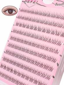 10 Pairs Natural Look Eyelashes, Glue-Free Slouchy Mermaid Lashes, Beginner Friendly Faux Lashes, Everyday Makeup Looks - D - View 6