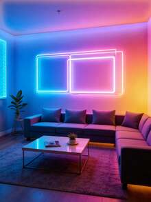 5m/3 Meters/1m Flexible RGB Neon Light Strip, Outdoor LED Strip Lights With 44-Key Remote & App Control, Timing, Music Sync, Suitable For Home Decor, Soft & Flexible To Create Snow Scene, USB Powered, Music Sync, DIY Applicable For Bedroom & Party Decoration, Easy Installation - Multi-color light - View 11