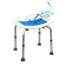 Adjustable Bath Chair Shower Stool Lightweight Bathtub Seat W/ Built-In Handle - B - View 3