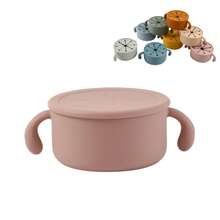 Silicone Spill-Proof Snack Cup, Perfect Baby Gift For Toddlers & Infants - Pink - View 1