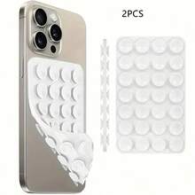 1/2/3/4/6/8片装,共28片,加厚硅胶双面吸盘手机支架,适用于手机壳,免提粘性手机支架。防滑握感,适用于各种设备,派对必备用品,情人节、圣诞节、感恩节最佳礼物。双面吸盘浴室手机支架,适用于光滑表面。 - 彩色 - 查看 19