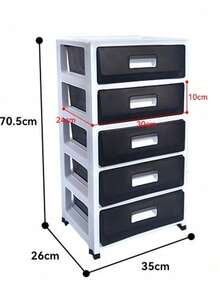 Storage Bins With Lids - 黑色 - 查看 5